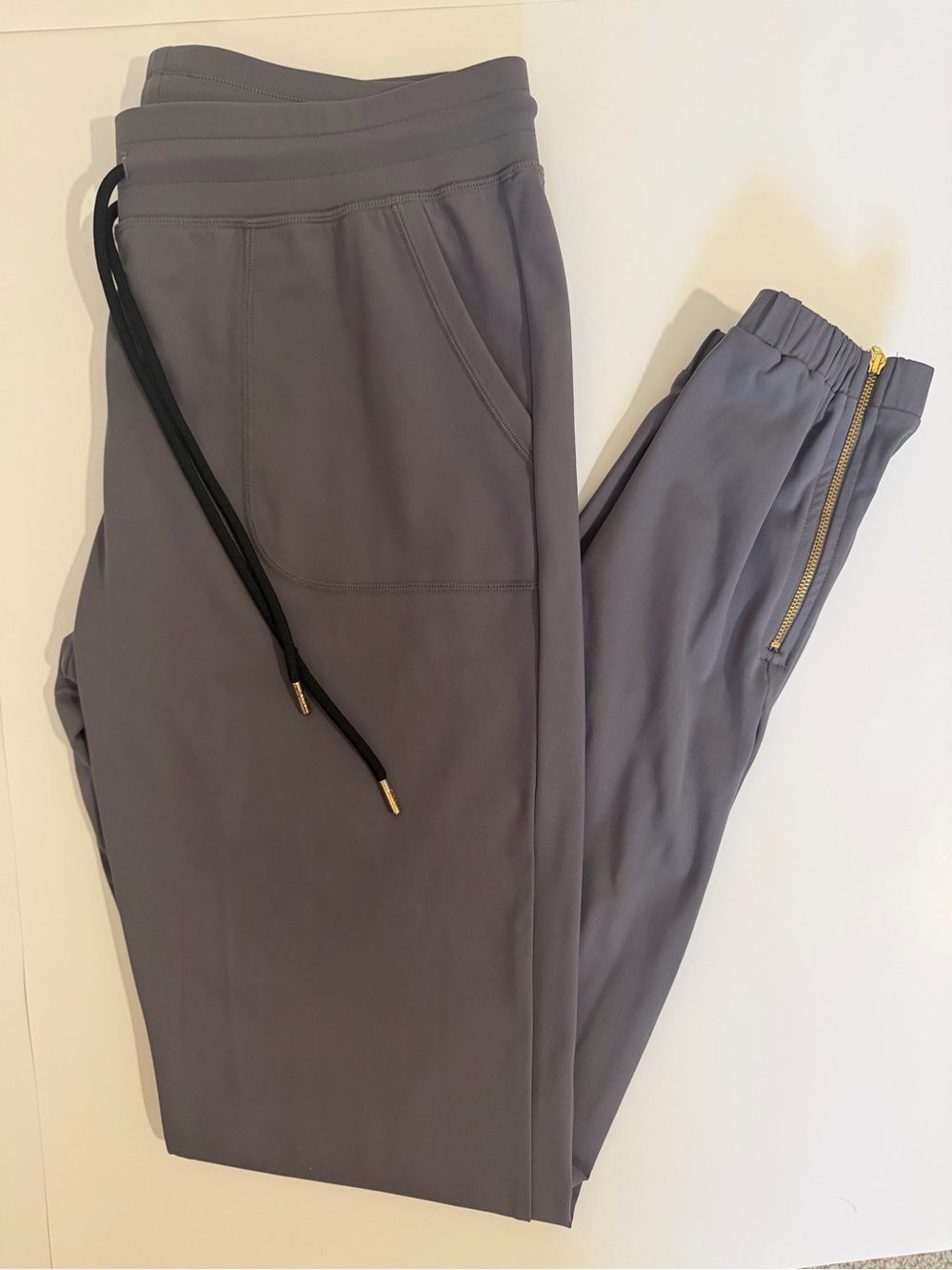 Zyia Peak Zipper Jogger in Gray - 31” - Performance Jogger Lightweight - Picture 3 of 6